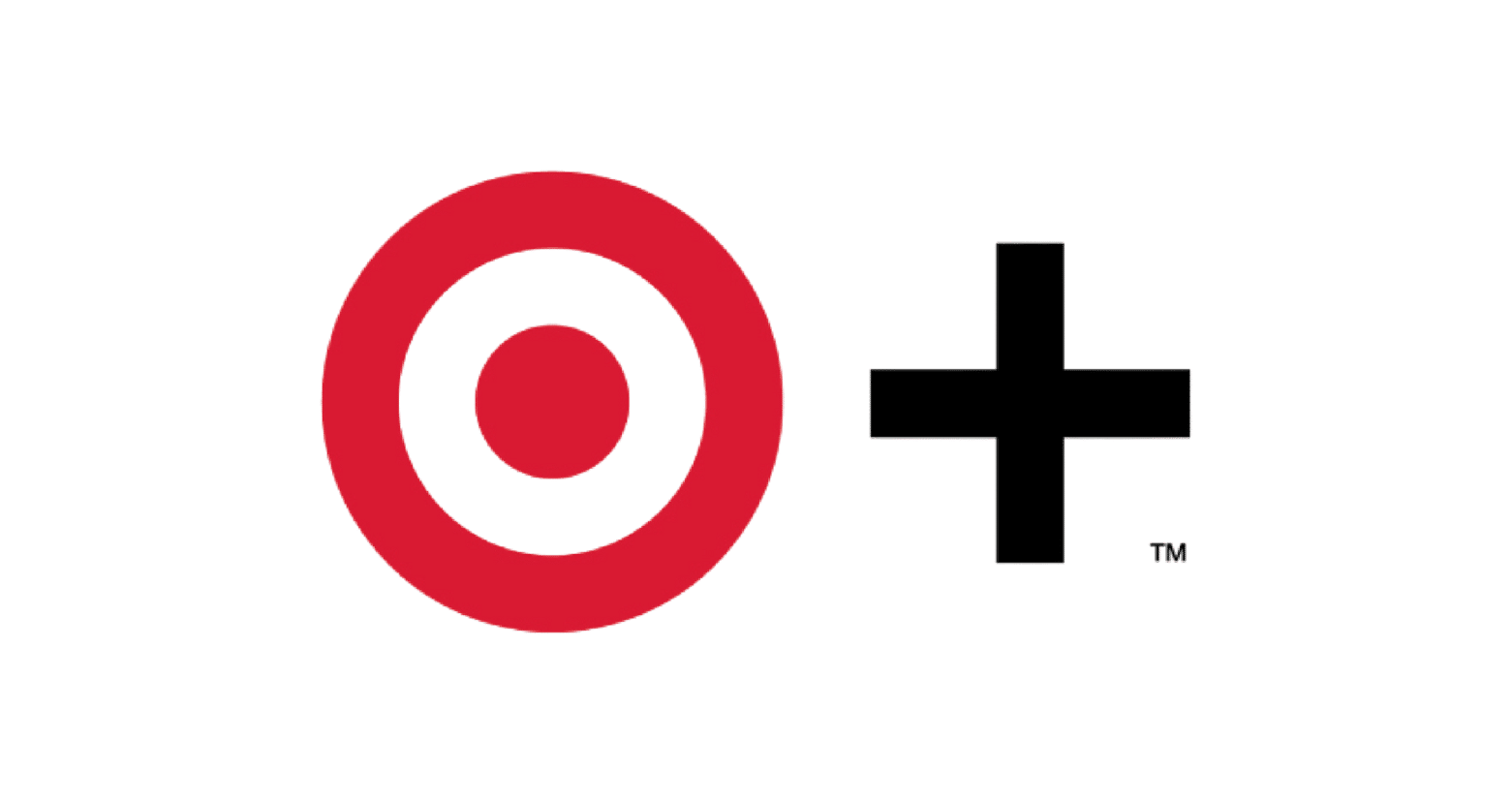 a red circle and black plus